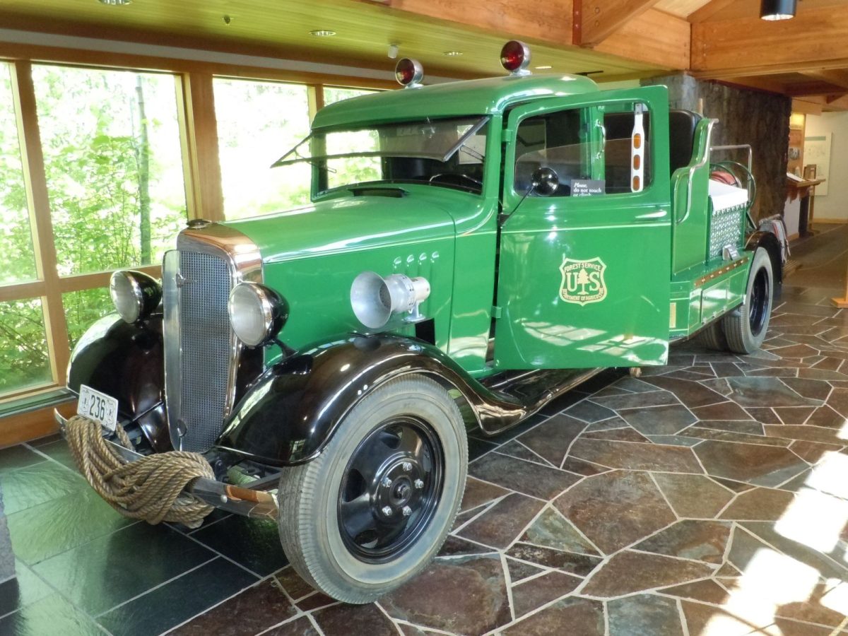 vintage forest service truck